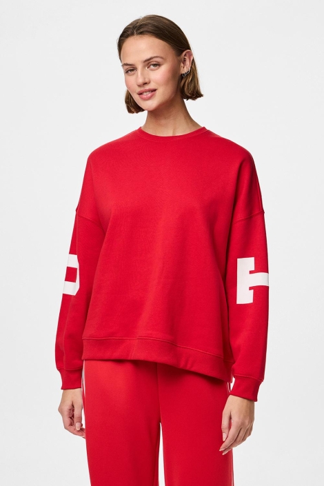 Pieces pcfily ls o-neck oversized sweat jr