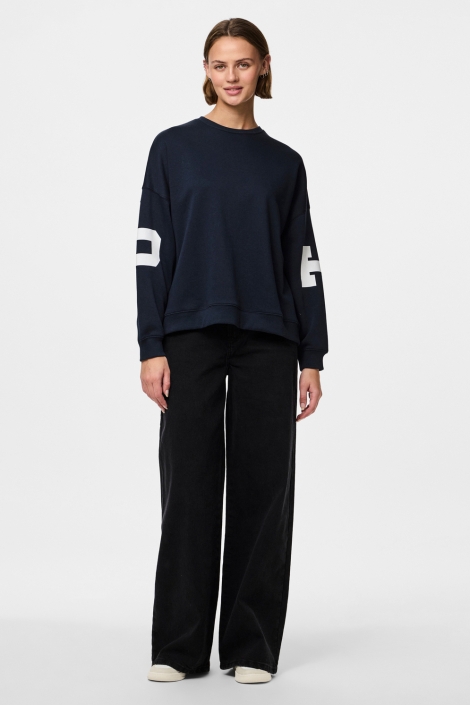 Pieces pcfily ls o-neck oversized sweat jr