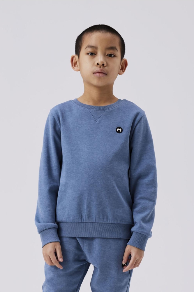 NKMVIMO LS SWEAT BRU NOOS 13220321 Coronet Blue