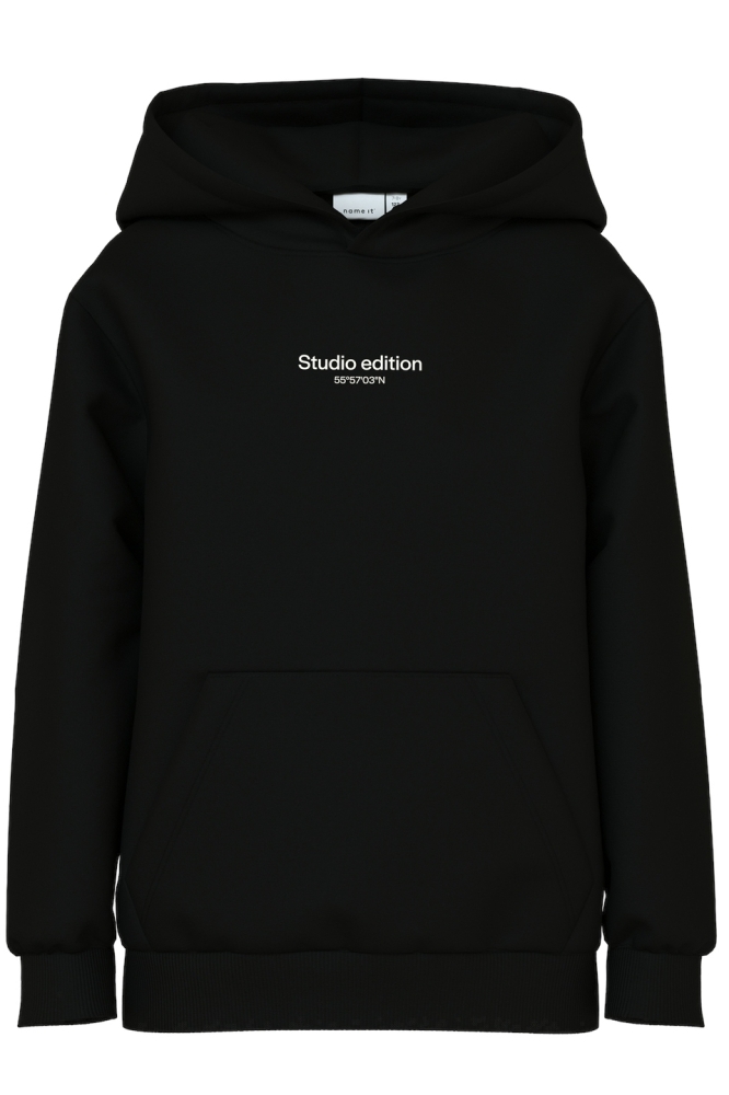 NKMBRODY LS NREG SWEAT WH BRU NOOS 13235759 Black