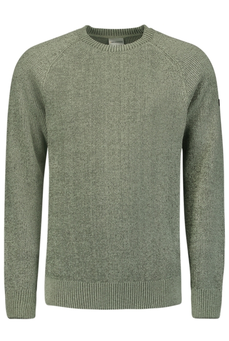 NO-EXCESS pullover crewneck 2 coloured chenil