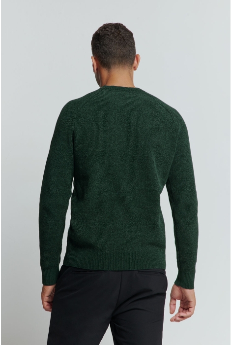 NO-EXCESS pullover crewneck 2 coloured chenil