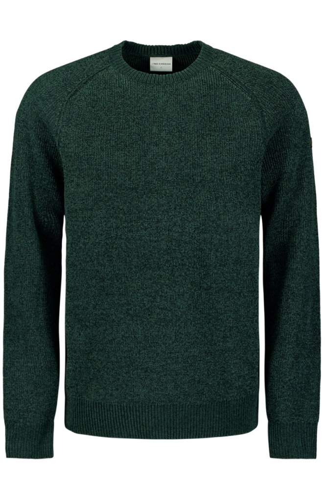 ROUND NECK SWEATER 25210917 052 DARK GREEN