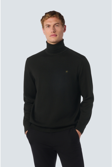 NO-EXCESS pullover rollneck 2 coloured melang