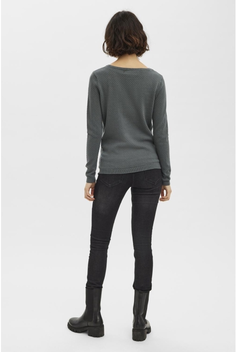 Vero Moda vmcare structure ls o-neck blou noo