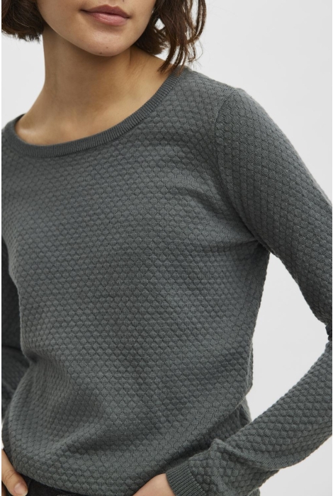 Vero Moda vmcare structure ls o-neck blou noo