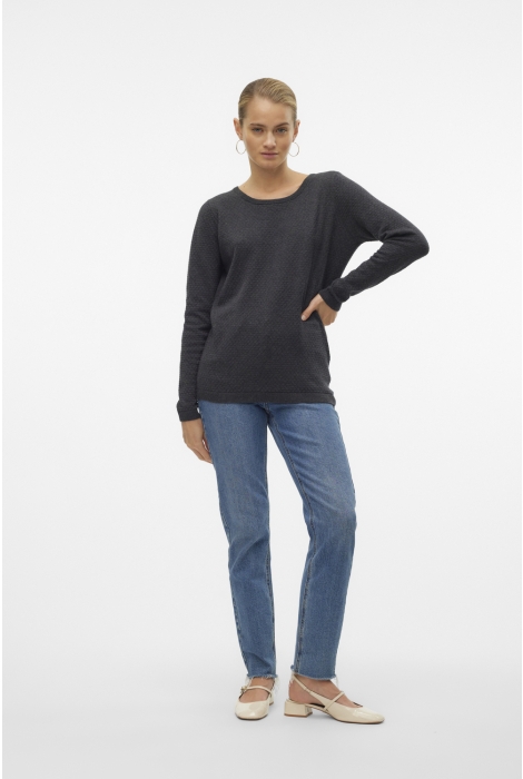 Vero Moda vmcare structure ls o-neck blou noo