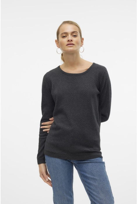 Vero Moda vmcare structure ls o-neck blou noo