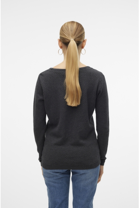 Vero Moda vmcare structure ls o-neck blou noo