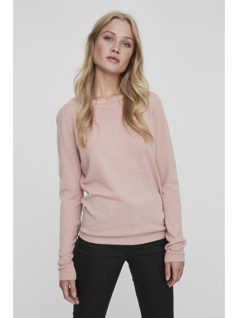 Vero Moda Trui VMCARE STRUCTURE LS O-NECK BLOU NOO 10136644 Misty Rose