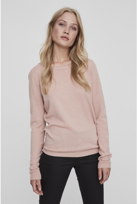 Vero Moda vmcare structure ls o-neck blou noo