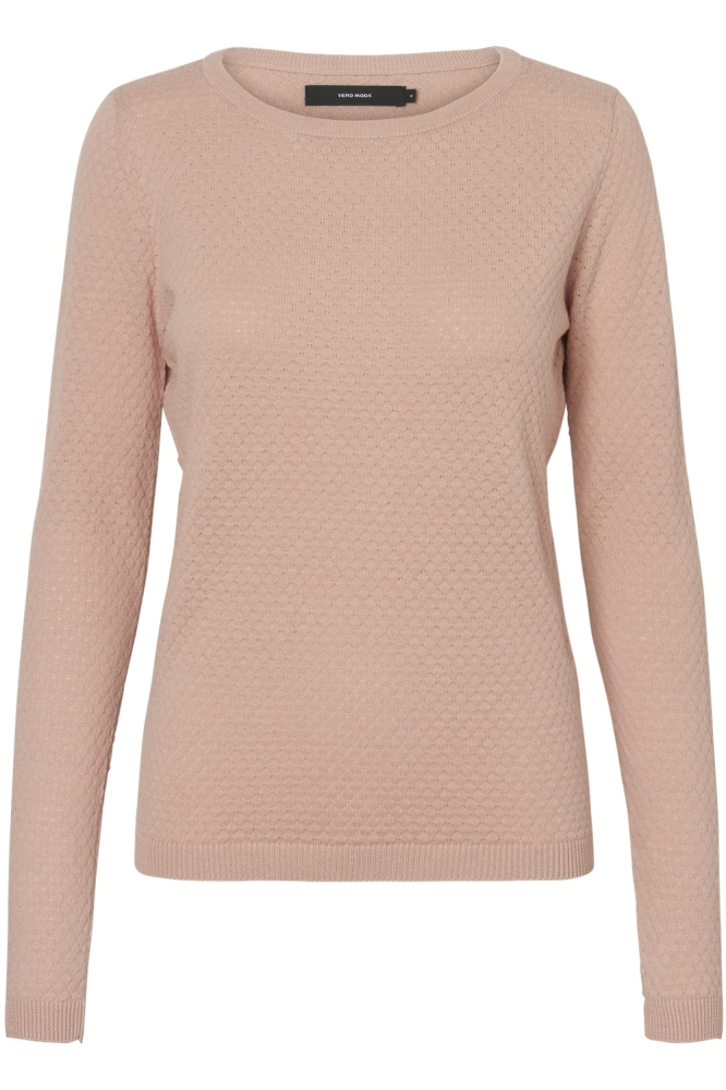 VMCARE STRUCTURE LS O-NECK BLOU NOO 10136644 Misty Rose