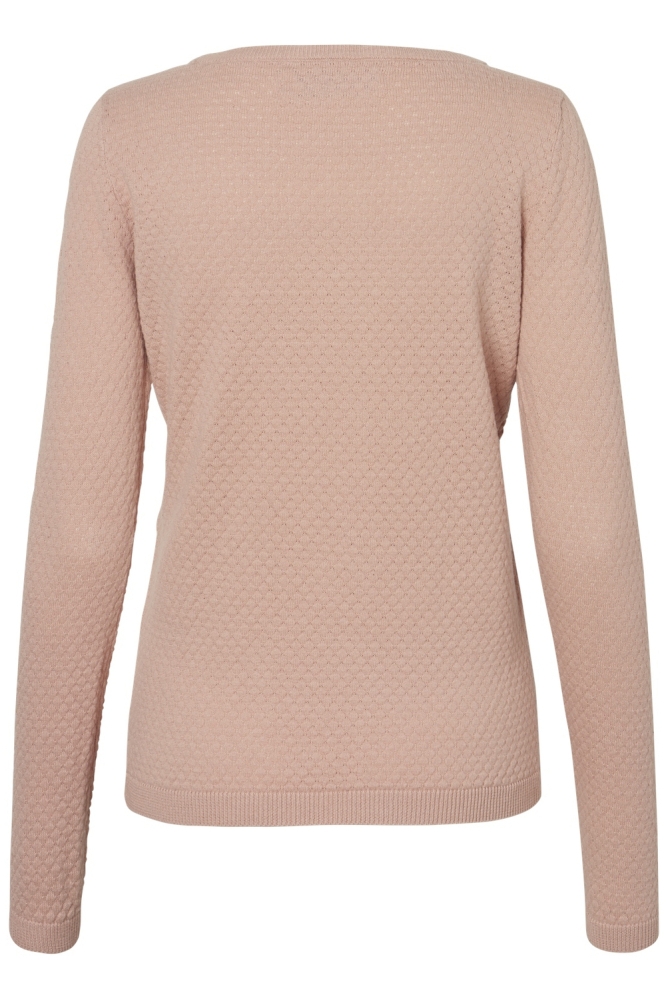 VMCARE STRUCTURE LS O-NECK BLOU NOO 10136644 Misty Rose