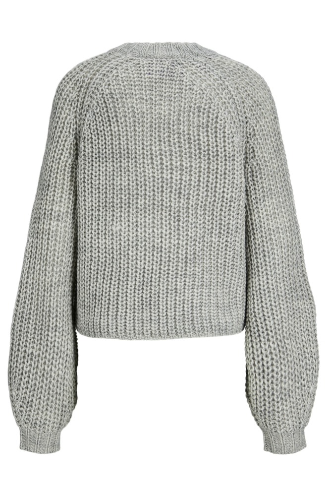 JXKELLY CHUNKY CREW NECK KNIT SN 12255364 GREY MELANGE