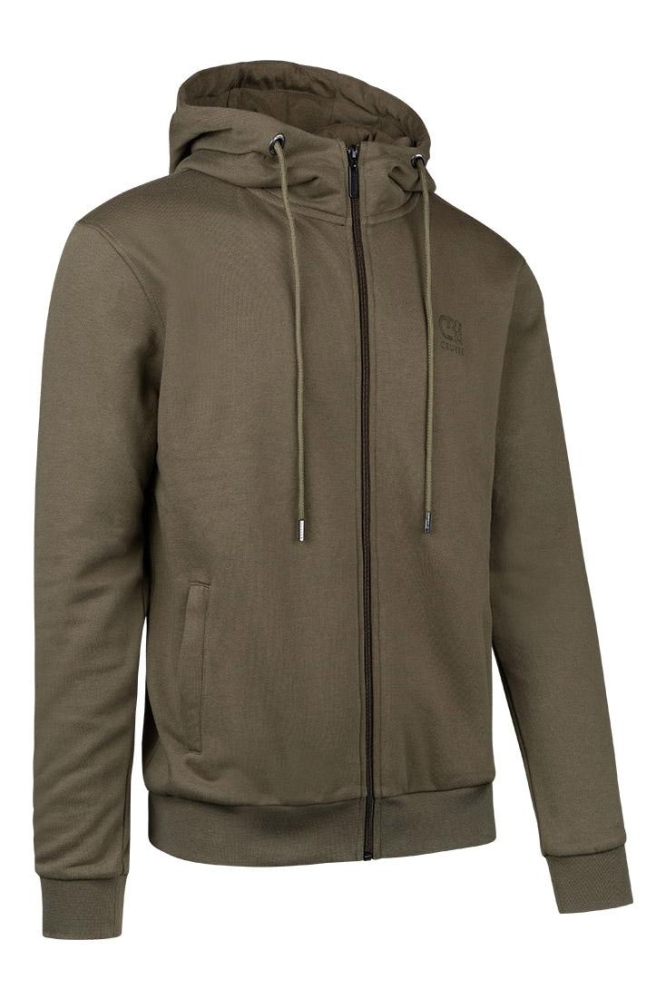 HERNANDEZ ZIP THRU HOOD CSA213056 500 OLIVE