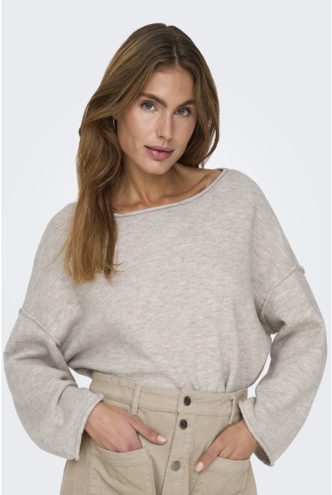 Jacqueline de Yong jdyrue life l/s boat neck pull knt