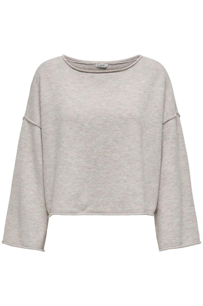 JDYRUE LIFE L/S BOAT NECK PULL KNT 15336780 Chateau Gray