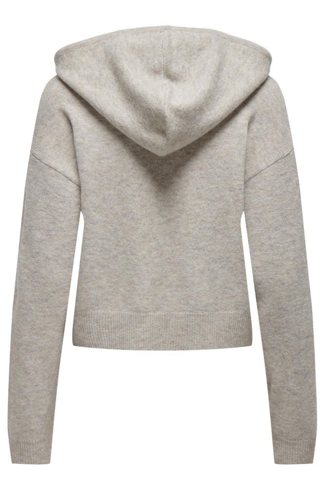 JDYRUE LIFE L/S SHORT HOOD PUL KNT 15314870 Chateau Gray