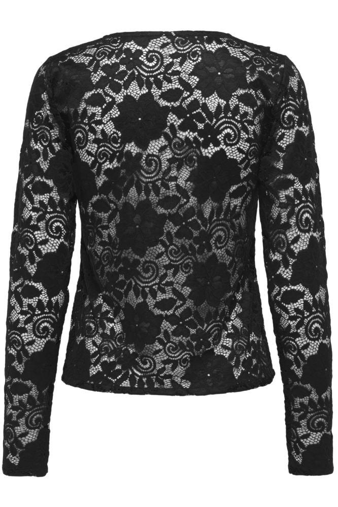 JDYNOE L/S LACE CARDIGAN JRS EXP 15352632 Black