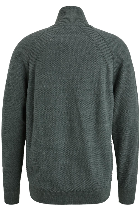 Cast Iron half zip collar cotton heather pla