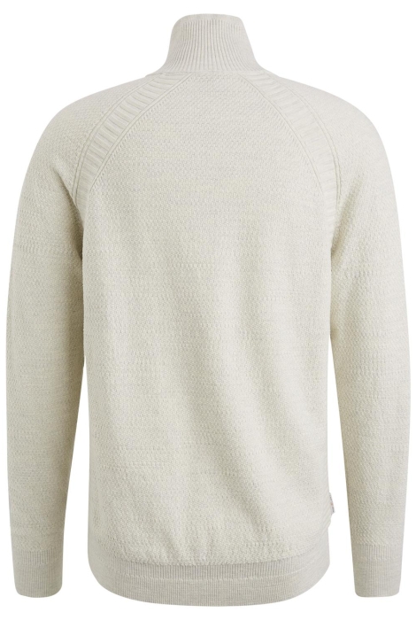 Cast Iron half zip collar cotton heather pla