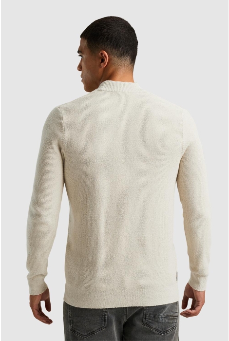 Cast Iron mock neck fine boucle