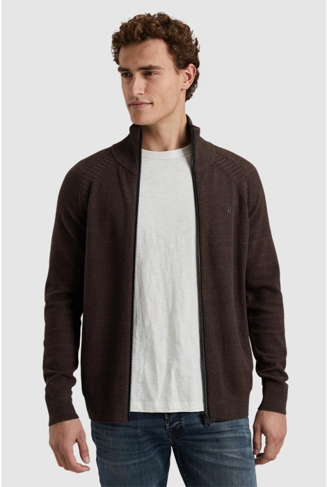 Cast Iron zip jacket cotton heather plated b