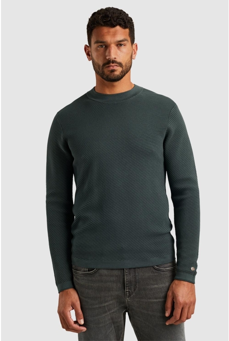 Cast Iron mock neck cotton modal