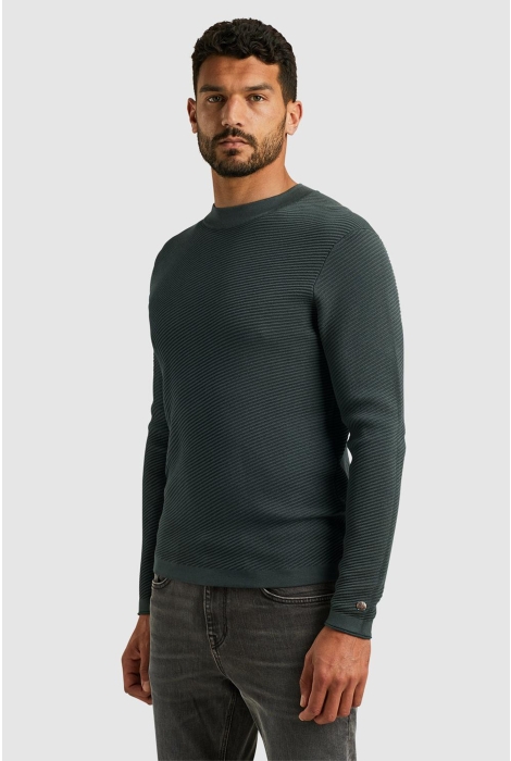 Cast Iron mock neck cotton modal