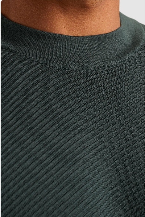 Cast Iron mock neck cotton modal