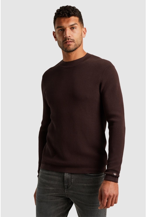 Cast Iron mock neck cotton modal