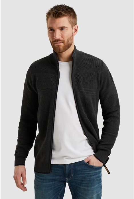 PME legend zip jacket cotton structure knit