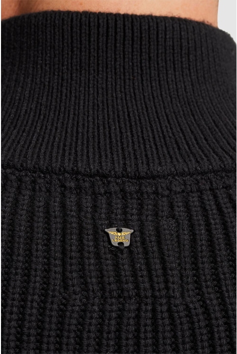 PME legend half zip collar cotton mix cable