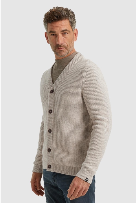 Vanguard button jacket wool cotton mix