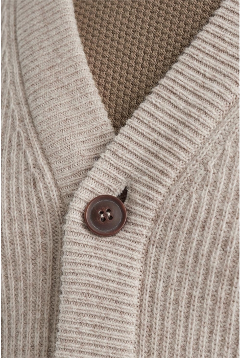 Vanguard button jacket wool cotton mix