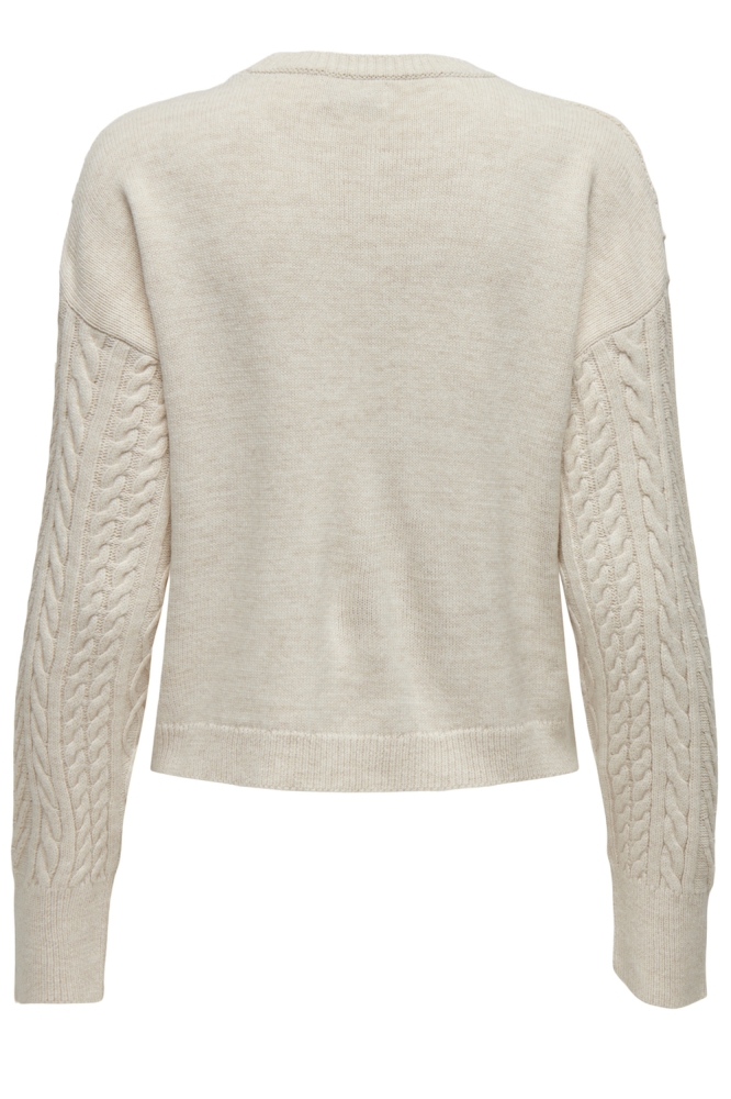 ONLSOFIE LS CABEL PULLOVER EX KNT 15317863 Pumice Stone/W. Melange