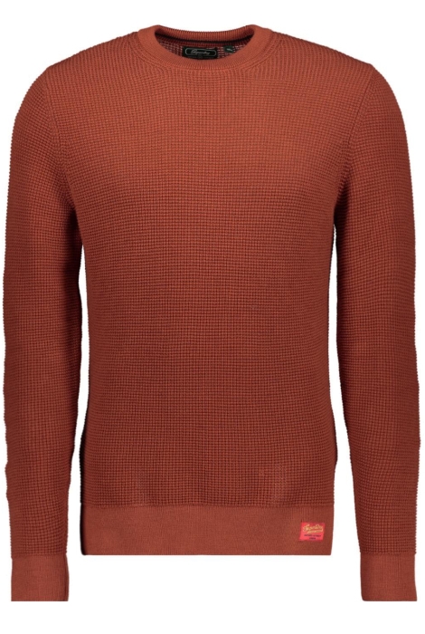 Superdry textured crew knit jumper