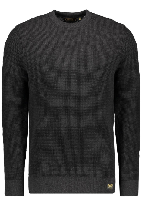 Superdry textured crew knit jumper