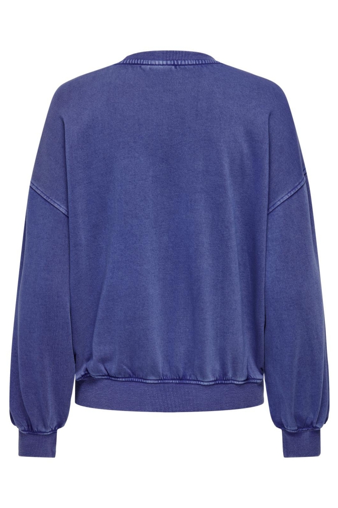 ONLNATALIE L/S O-NECK BOX SWT 15333893 CLEMATIS BLUE/FOREVER