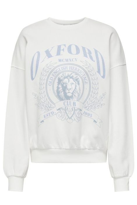 Only onlevelyn l/s lion o-neck swt