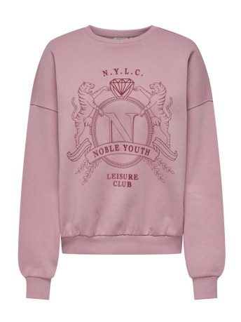 Only Trui ONLEVELYN L/S LION O-NECK SWT 15333538 Foxglove/Noble