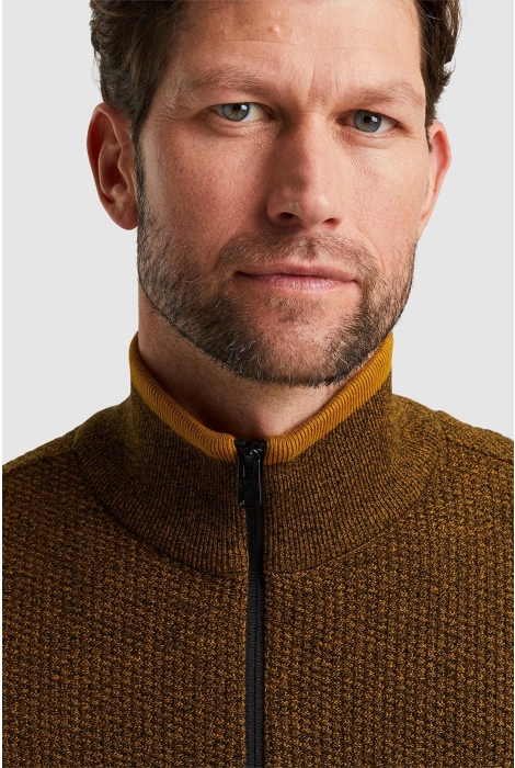 PME legend half zip collar cotton mouline