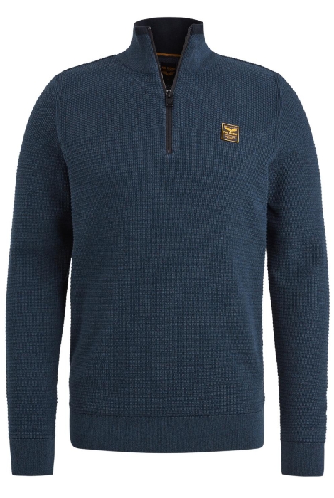 PME legend half zip collar cotton mouline