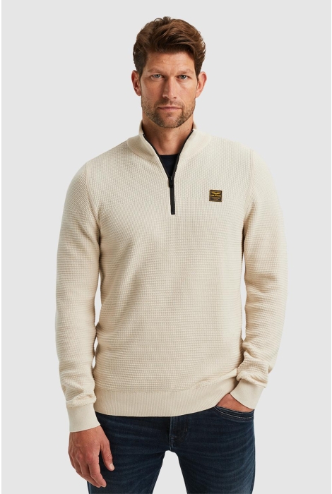 PME legend half zip collar cotton mouline