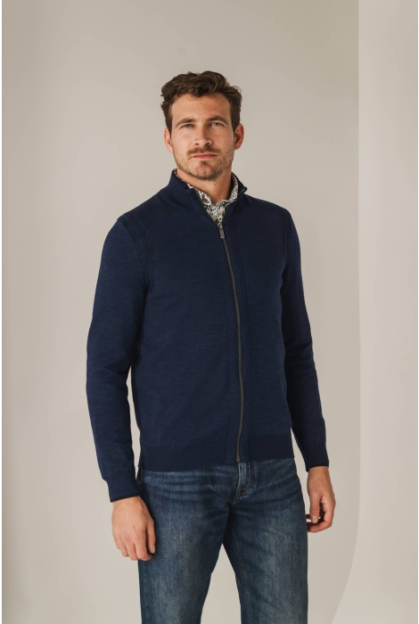 State of Art cardigan plain - zip