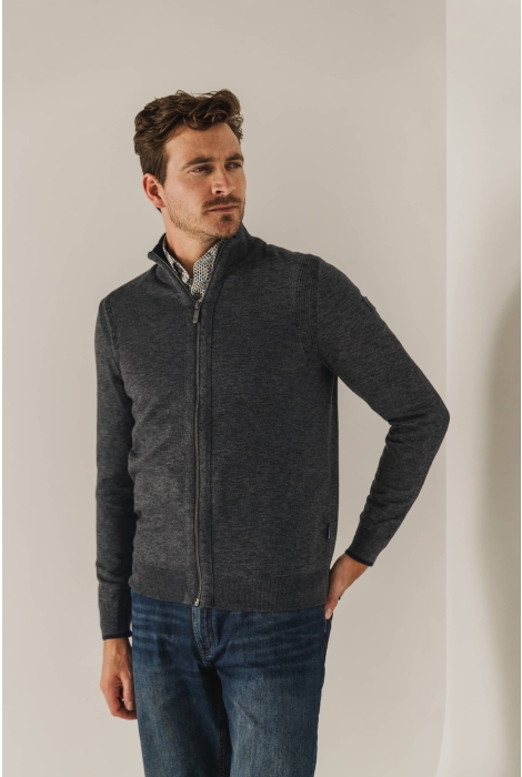 State of Art cardigan plain - zip