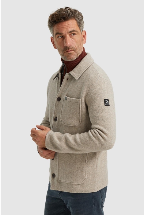 Vanguard button jacket cotton blend stretch