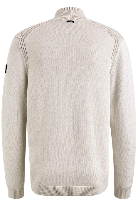 Vanguard half zip collar cotton blend wool