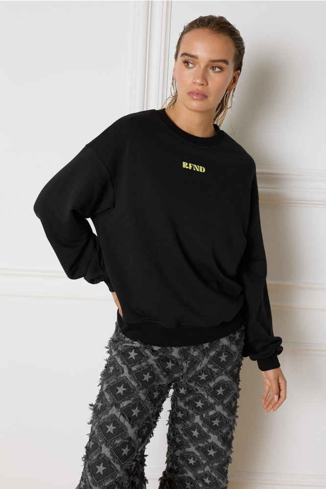 JAYNE KNITTED OVERSIZED SWEATER R2410620660 999 BLACK