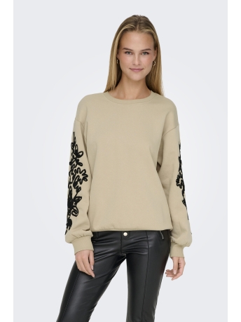 Only Trui ONLJANIS L/S O-NECK CS SWT 15332571 Humus/Henna flow